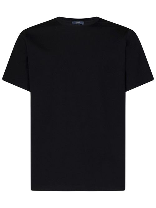 T-shirt in cotone stretch Nero Herno | JG000174U 520039300